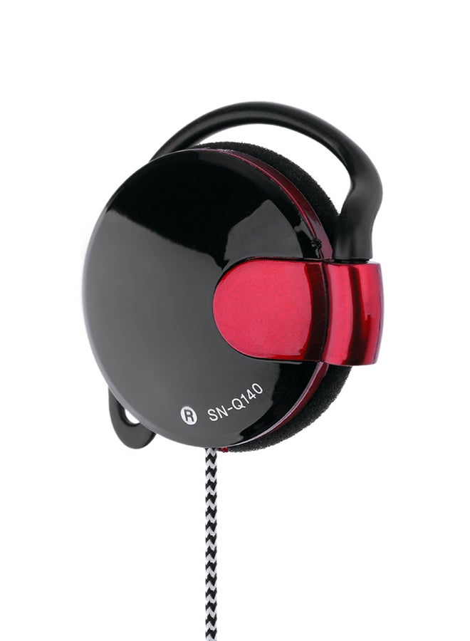 3.5mm Wired Gaming Headset On-Ear Sports Headphones Ear-hook Music Earphones w/ Microphone In-line Control for Smartphones Tablet Laptop Desktop PC - Image 2