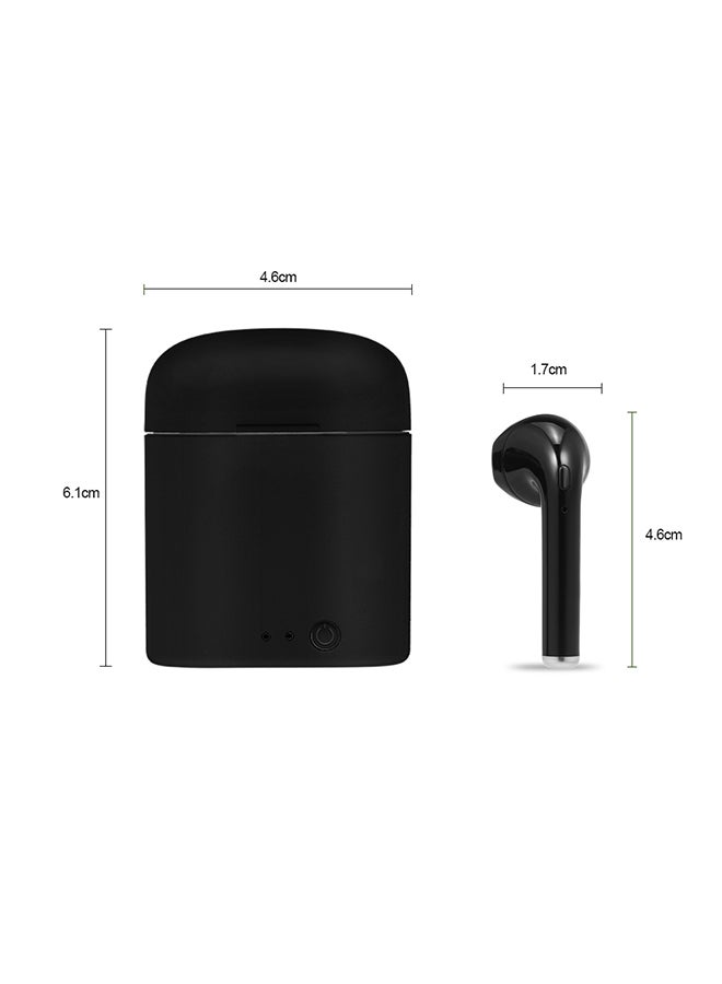 Generic - I7 Wireless Over-Ear Stereo Headset Black - Image 1