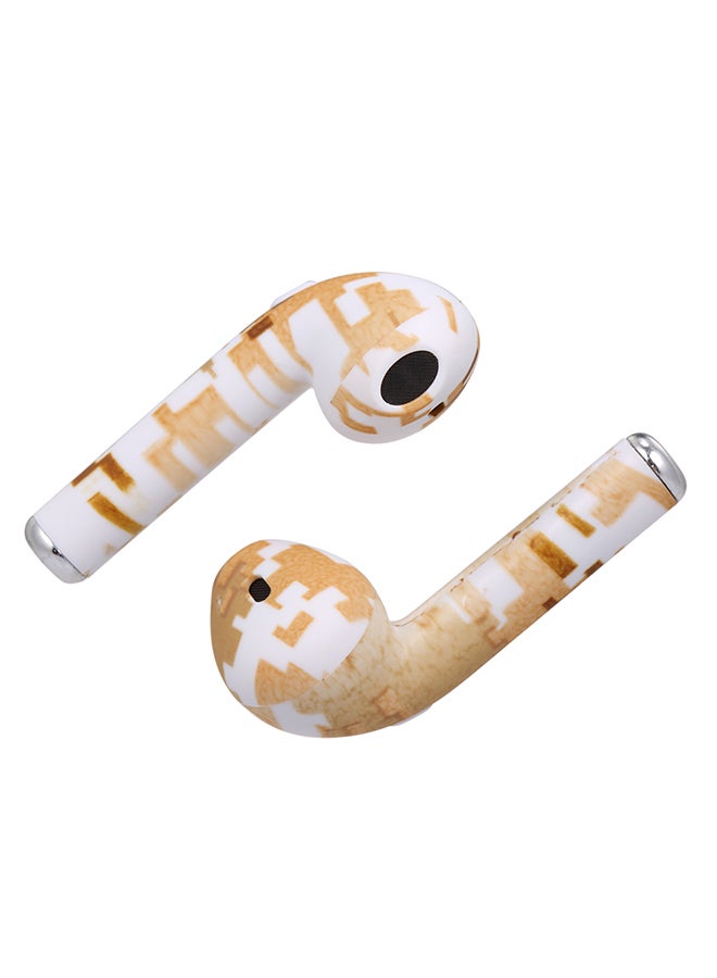 Generic - I7S Wireless In-Ear Handsfree Earphones With Mic Charging Box Beige/White - Image 1