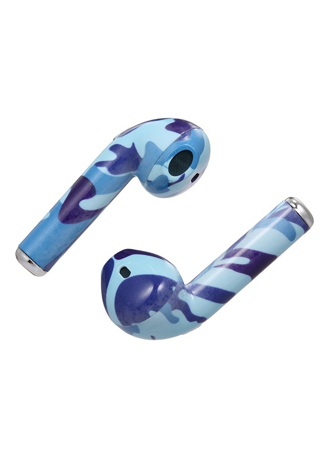 Generic - I7S Wireless In-Ear Handsfree Earphones With Mic Charging Box Blue/White - Image 1