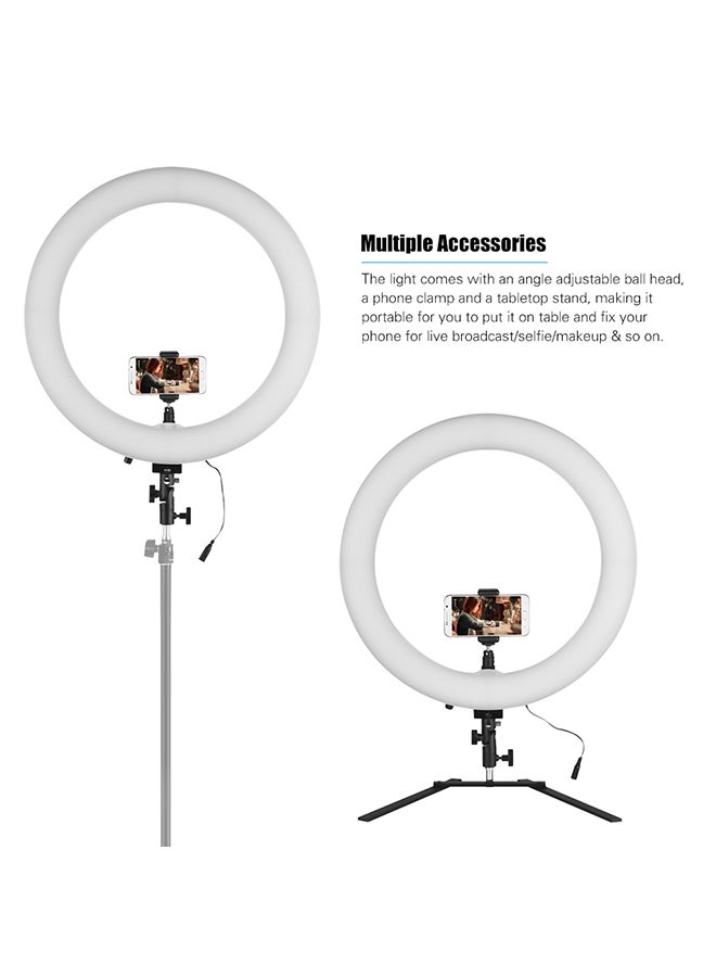 18Inch Led Ring Light 5600K 60W Dimmable Camera Photo Video Lighting Kit With Tabletop Stand/ Phone - v1549971200/N20863668A_2