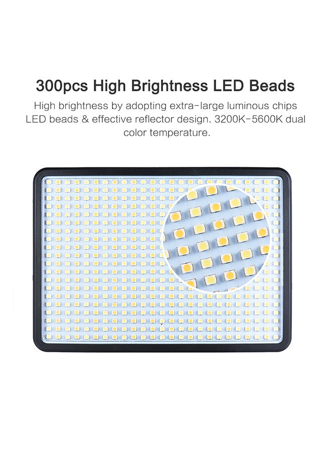 أندوير لوحة إضاءة LED حرارية للفيديو احترافية عاكسة بقوة 32 وات طراز W500 - Image 2