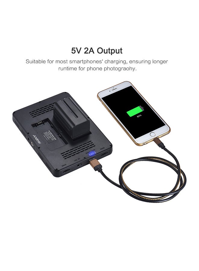 أندوير لوحة إضاءة LED حرارية للفيديو احترافية عاكسة بقوة 32 وات طراز W500 - Image 3