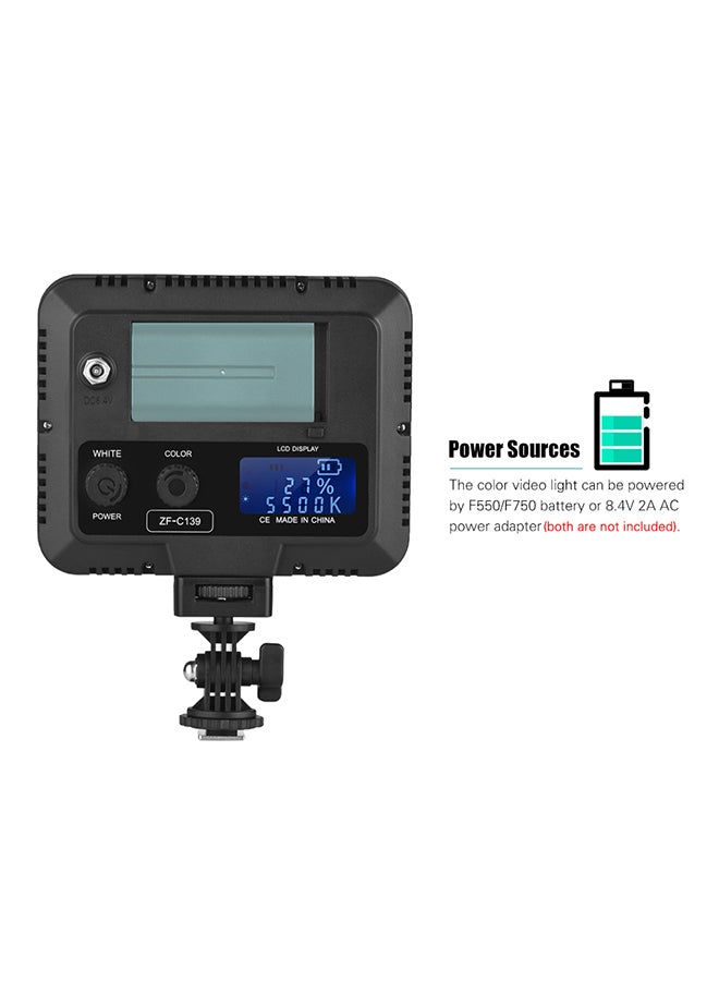Photography Dimmable Fill Light ZF-C139 Black