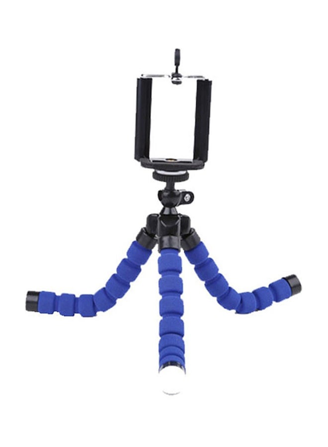 Mini Flexible Sponge Octopus Tripod Blue - Image 1