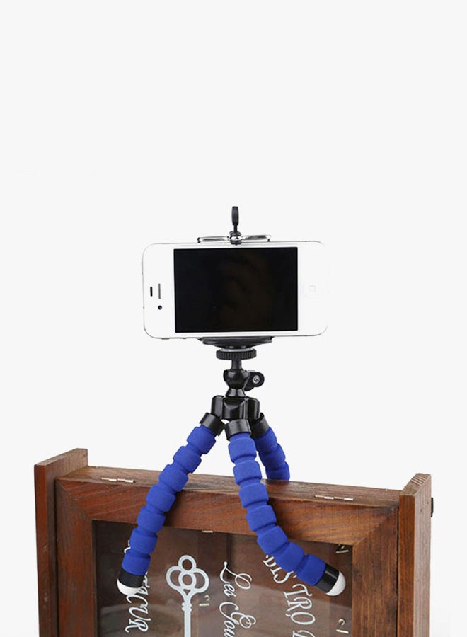 Mini Flexible Sponge Octopus Tripod Blue - Image 2