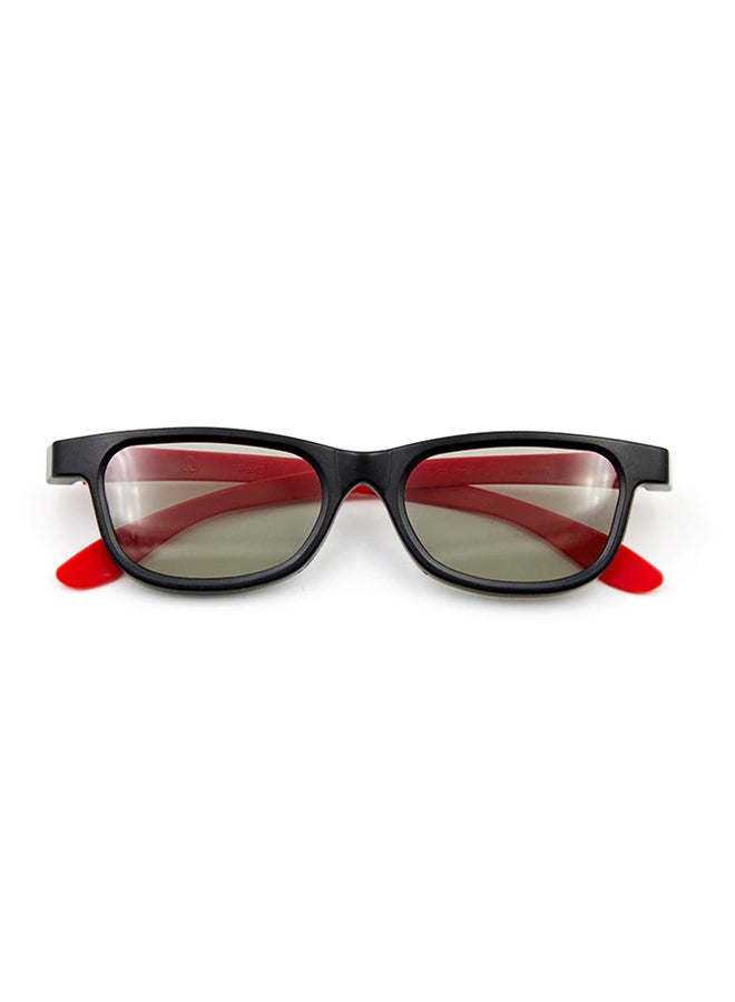 Polarized Passive 3D Stereo Glasses Red/Black/Grey - Image 3