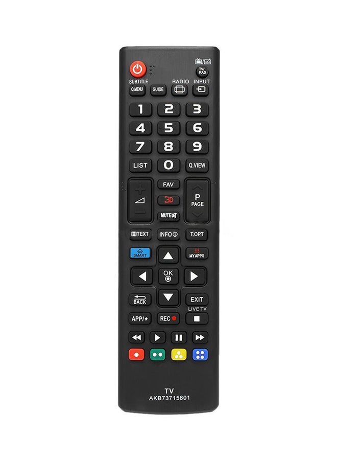 Wireless Remote Control For Smart TV Black