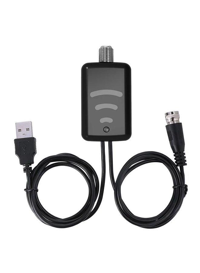 Aerial Digital HDTV Antenna With Signal Amplifier Booster V5190 Black - Image 1