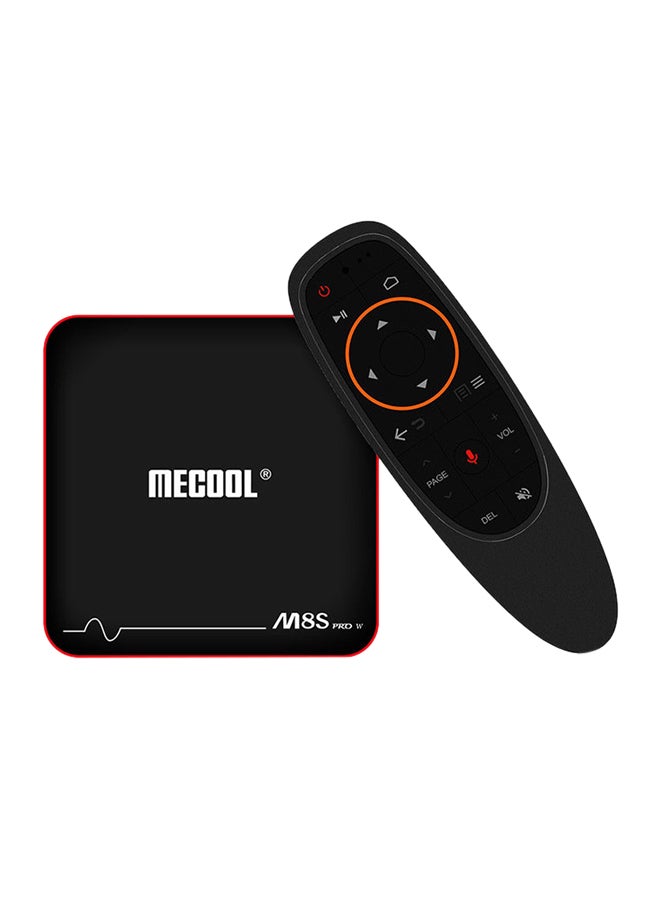MECOOL - M8S PRO W Amlogic Smart Android 7.1 TV Set Top Box V3823EU Black - Image 1