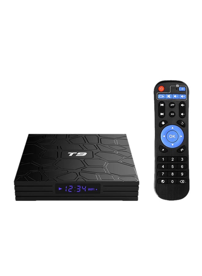 T9 Quad Core Android 8.1 TV Set Top Box V5351US-32G Black - Image 1