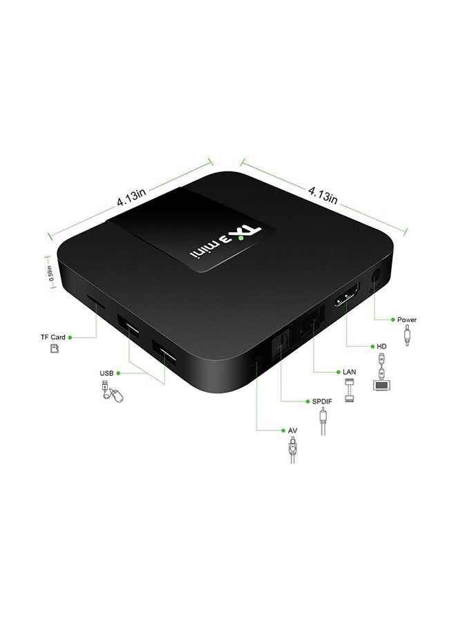 Amlogic Mini Smart Android 7.1 TV Set Top Box V5274EU-8G Black - Image 2