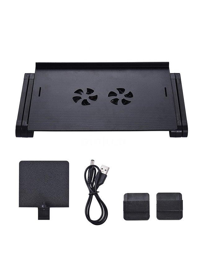 Foldable Laptop Table Stand Black  - Image 2