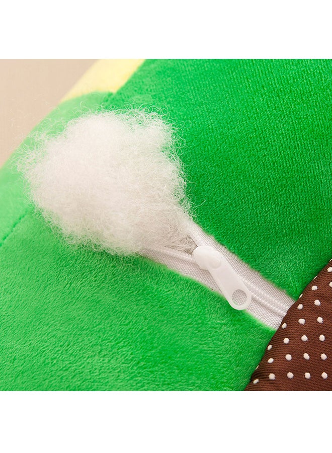 Soft Plush Sitting Chair Yellow - Image 2