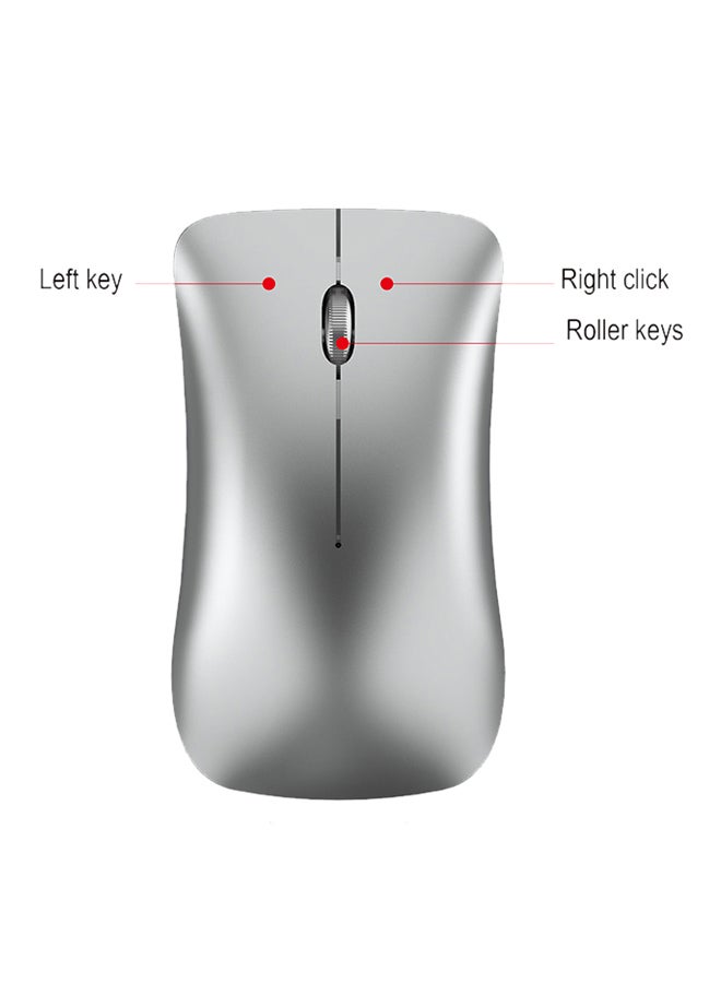 HXSJ Wireless Mouse Silver  - Image 1