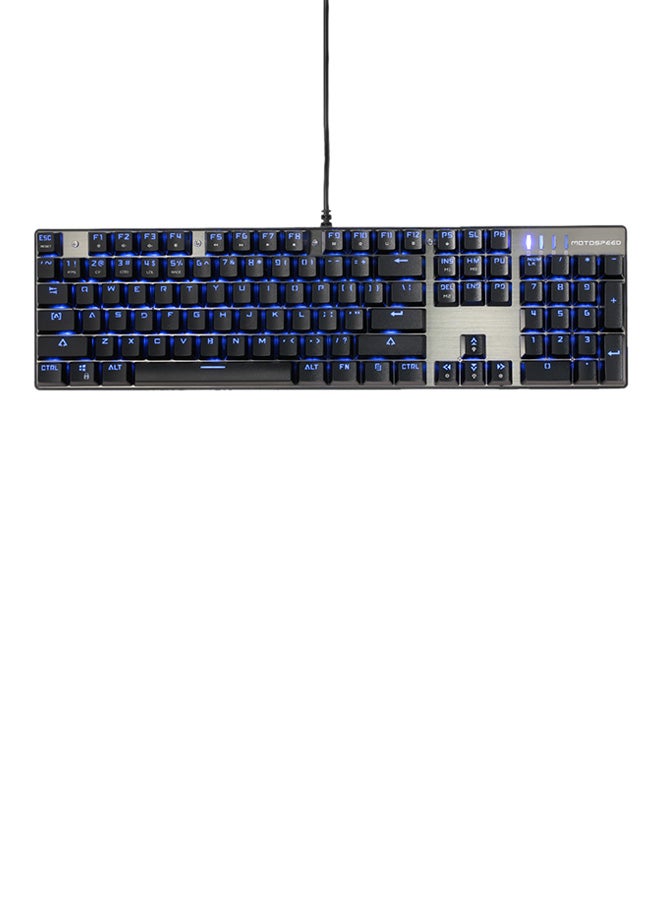 Motospeed Wired Keyboard Silver  - Image 2