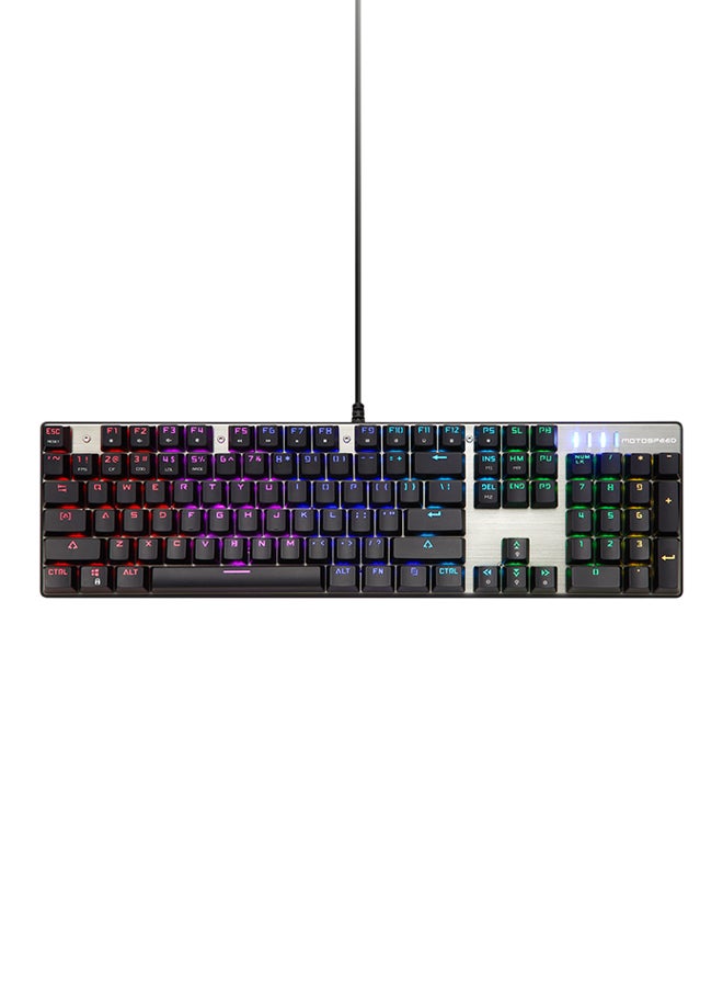 Motospeed Wired Keyboard Silver  - Image 3