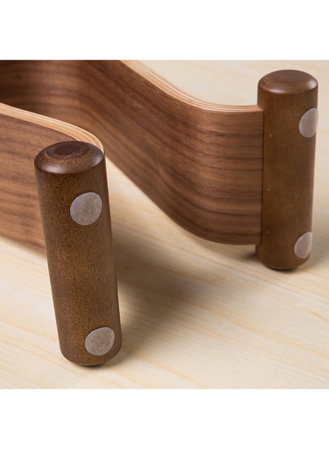 سامدي حامل خشبي لسماعات الرأس بني - Image 3