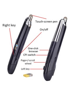 ماركة غير محددة قلم مؤشر بصري USB لاسلكي 2.4 غيغا هيرتز أسود  - Image 2