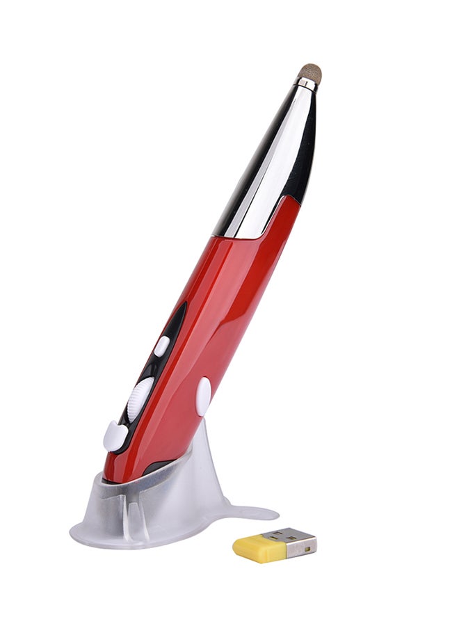 Generic - 2.4Ghz USB Wireless Optical Pointing Pen Red - Image 1