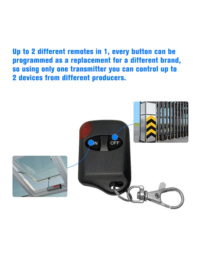 جهاز تحكم عن بُعد متماثل بتصميم شامل تلقائي أسود 0.03كيلوجرام - Image 2