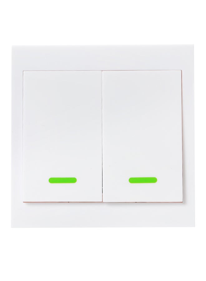 جهاز تحكم عن بُعد بمفتاح إضاءة جداري بأزرار ضاغطة أبيض 0.053كيلوجرام - Image 1