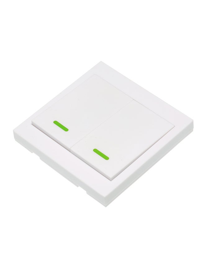 جهاز تحكم عن بُعد بمفتاح إضاءة جداري بأزرار ضاغطة أبيض 0.053كيلوجرام - Image 2
