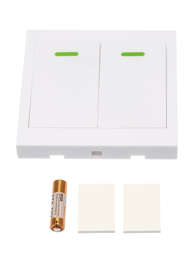 جهاز تحكم عن بُعد بمفتاح إضاءة جداري بأزرار ضاغطة أبيض 0.053كيلوجرام - Image 3