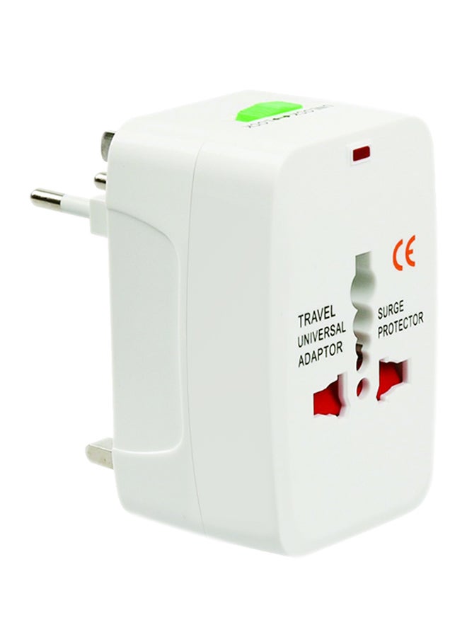 Generic - All-In-One International Adapter Plug White 0.11kg - Image 1