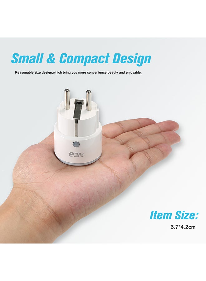 NEO Coolcam Smart Power Plug Smart Home Socket White 0.076kg  - Image 3