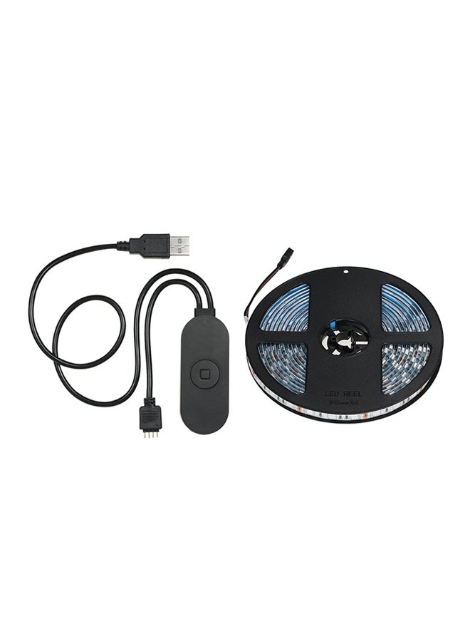 Waterproof USB WiFi RGB LED Strip Light Black 0.347kg - Image 1
