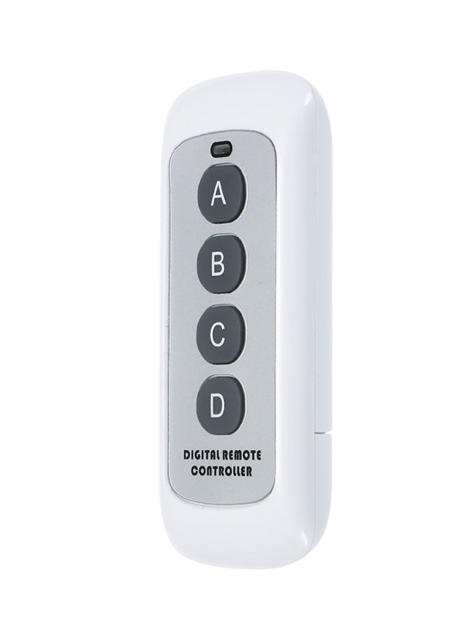 Generic - 4-Button EV1527 Code Key Remote Control Switch White 0.034kg - Image 1