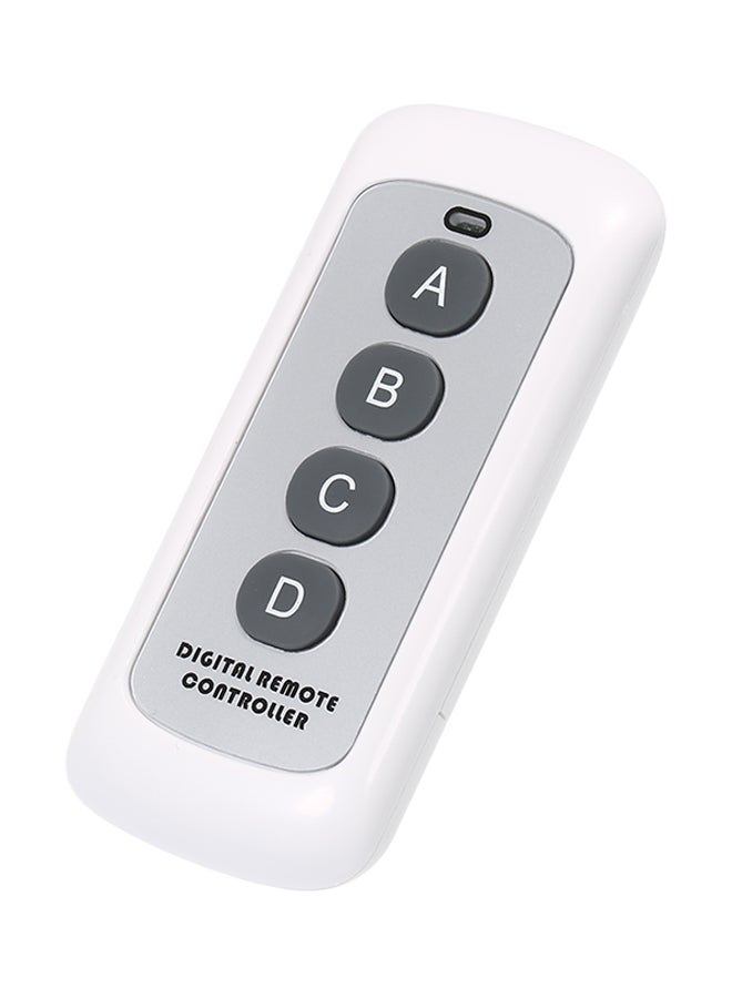 Generic - 4-Button EV1527 Code Key Remote Control Switch White 0.034kg - Image 1