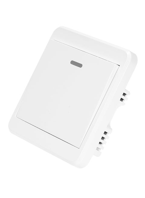مفتاح بزر خروج يعمل بخاصية WiFi لقفل الباب الإلكتروني أبيض 0.076كيلوجرام