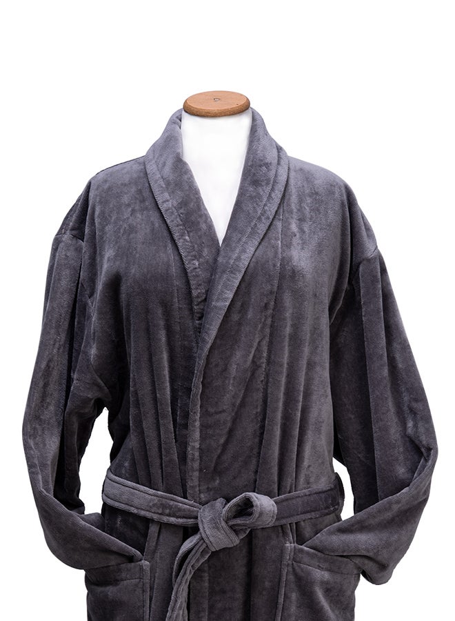 رداء للاستحمام رمادي M - Image 2
