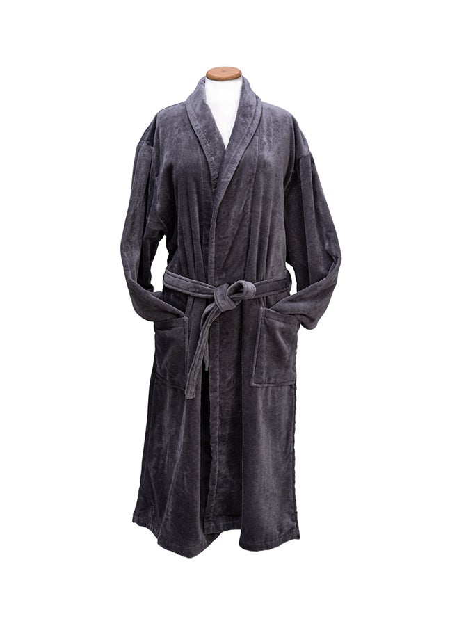Bath Robe Grey L  - Image 1