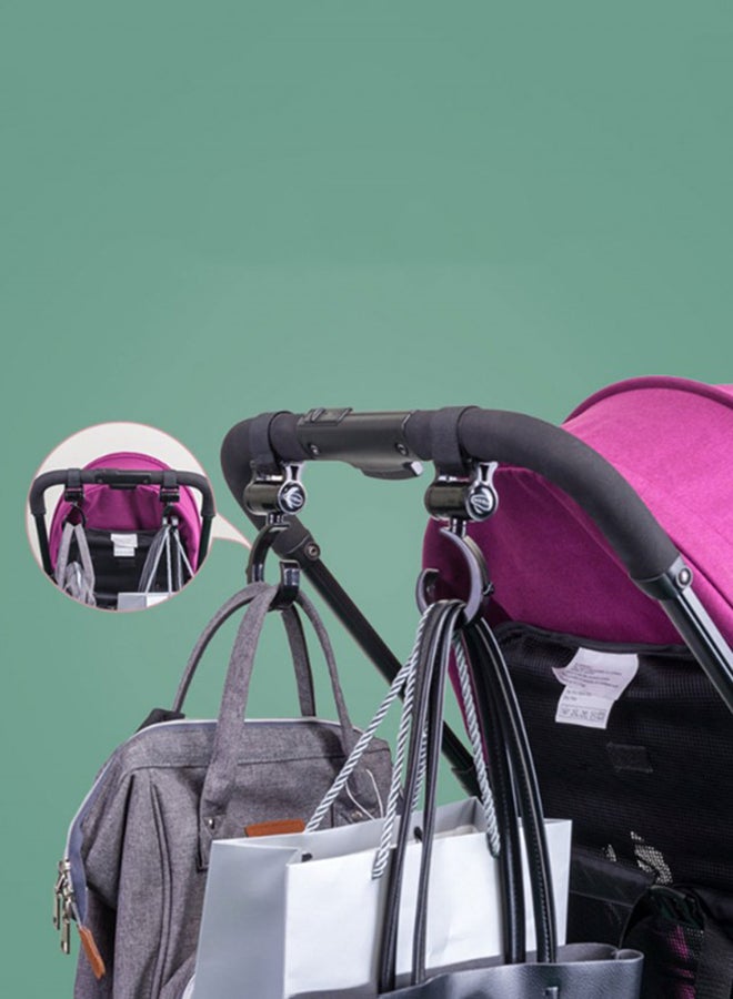 مجموعة من قطعتين من خطافات التعليق على عربة الأطفال - Image 2