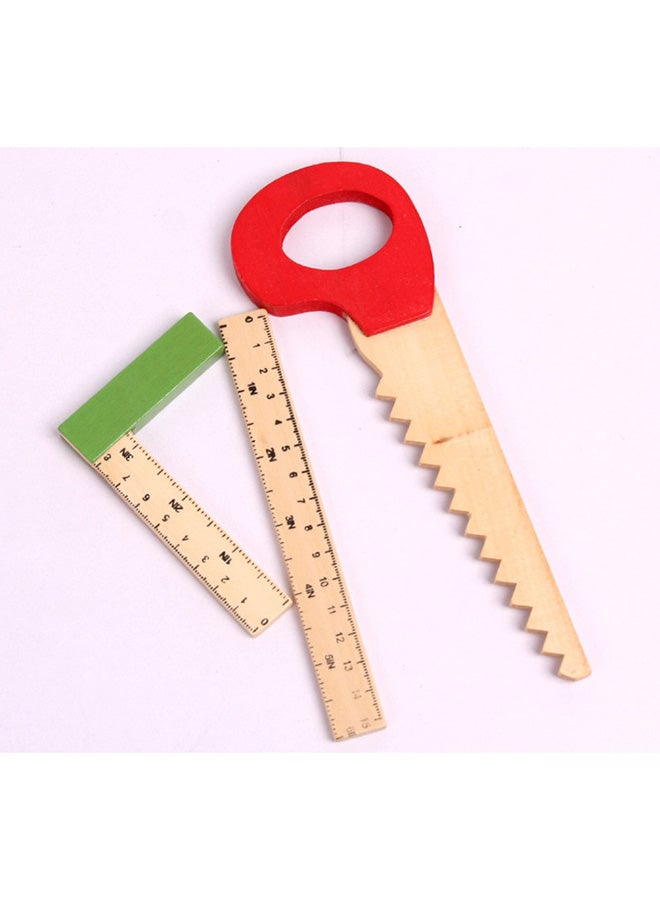 CYTHERIA 33-Piece Wooden Simulation Maintenance Toolbox Set - Image 3