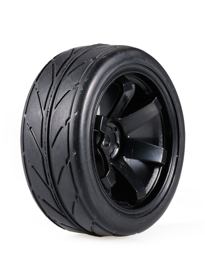 4-Piece Off-Road Car Wheel Rim & Tire For 1/10 HSP HPI TAMIYA Traxxas Redcat RC Car  - Image 4