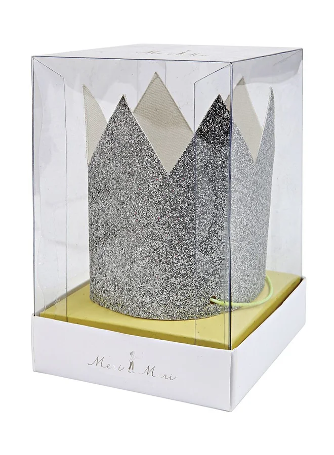 Meri Meri 8-Piece Mini Glittered Crown Set
