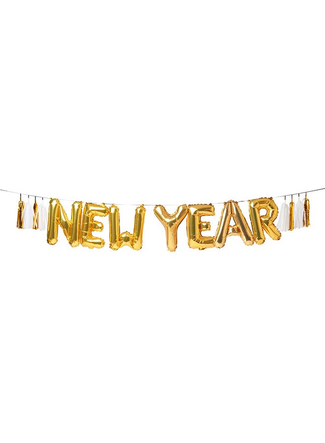 Meri Meri New Year Balloon Garland 14feet  - Image 1