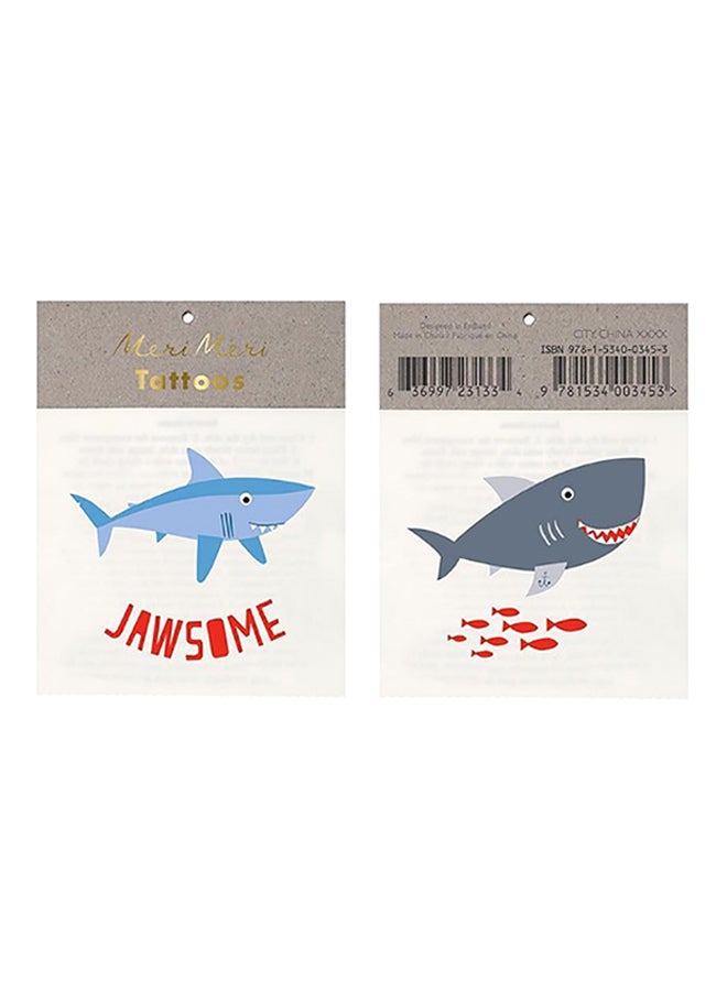 Meri Meri - 2-Piece Jawsome Tattoos Set - Image 1