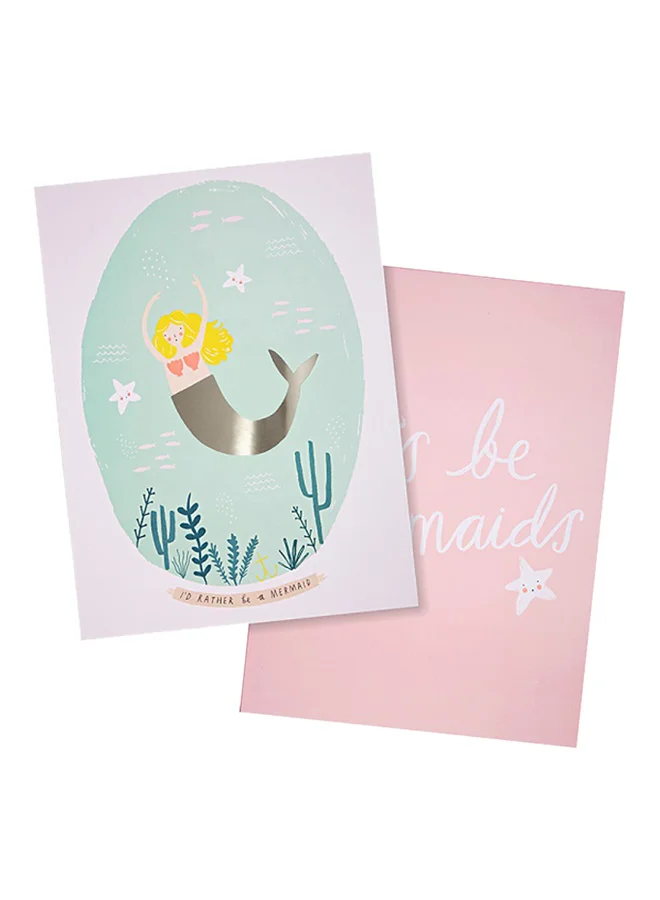 Meri Meri 2-Piece Mermaid Art Print Set