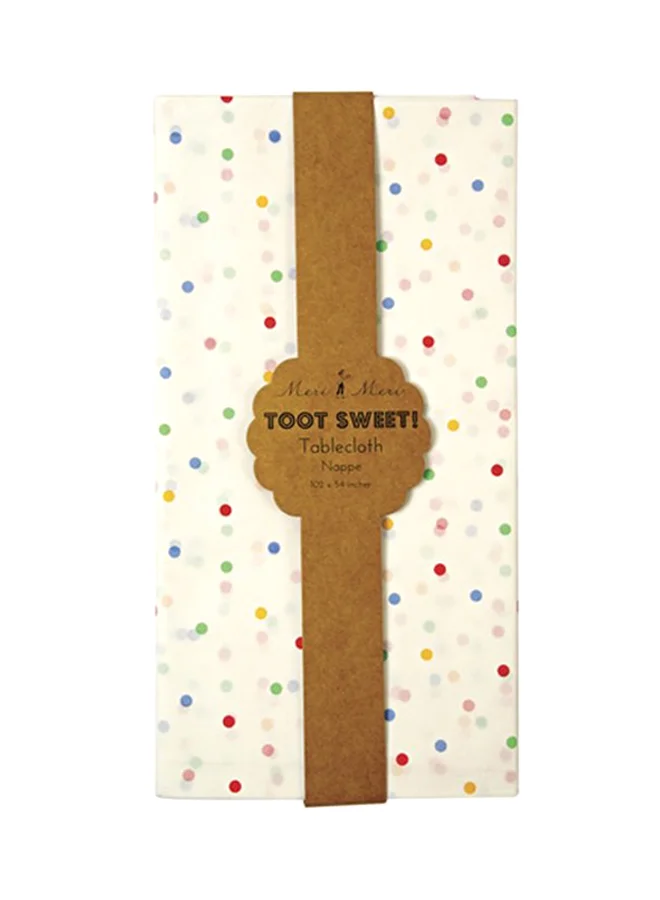 Meri Meri Toot Sweet Spotty Tablecloth
