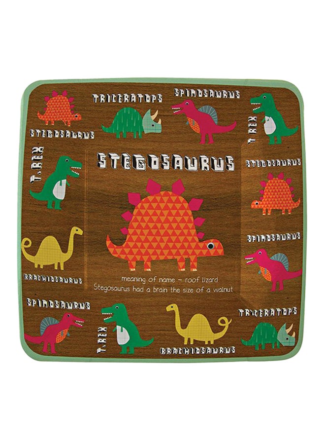 Meri Meri 12-Piese Dinosaur Party Plate Set 8 x 8inch 