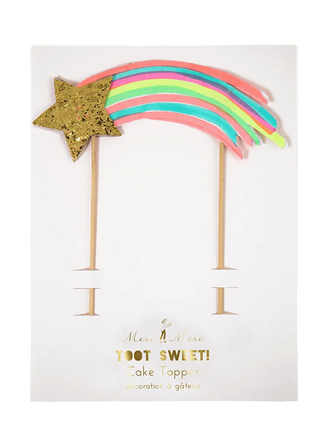 Meri Meri 1-Piece Shooting Star Cake Topper
