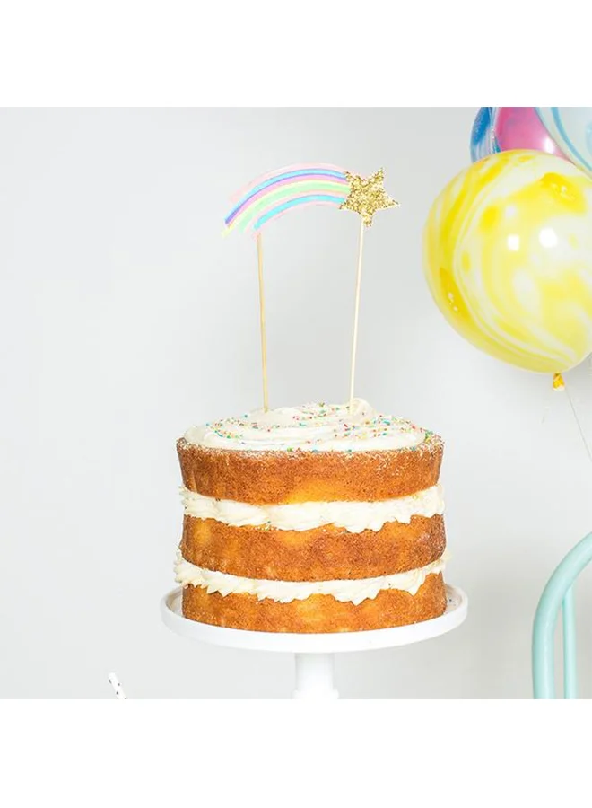 Meri Meri 1-Piece Shooting Star Cake Topper