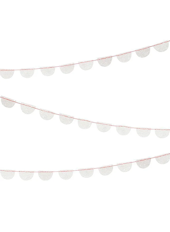 Meri Meri Mini Glitter Scallop Garland