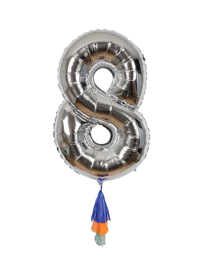 Meri Meri - 8 Number Fancy Balloon 40inch - Image 1