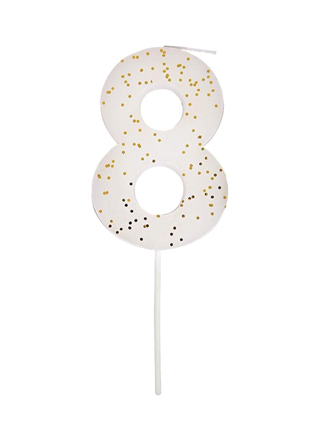 Meri Meri 8 Number Candle  - Image 1
